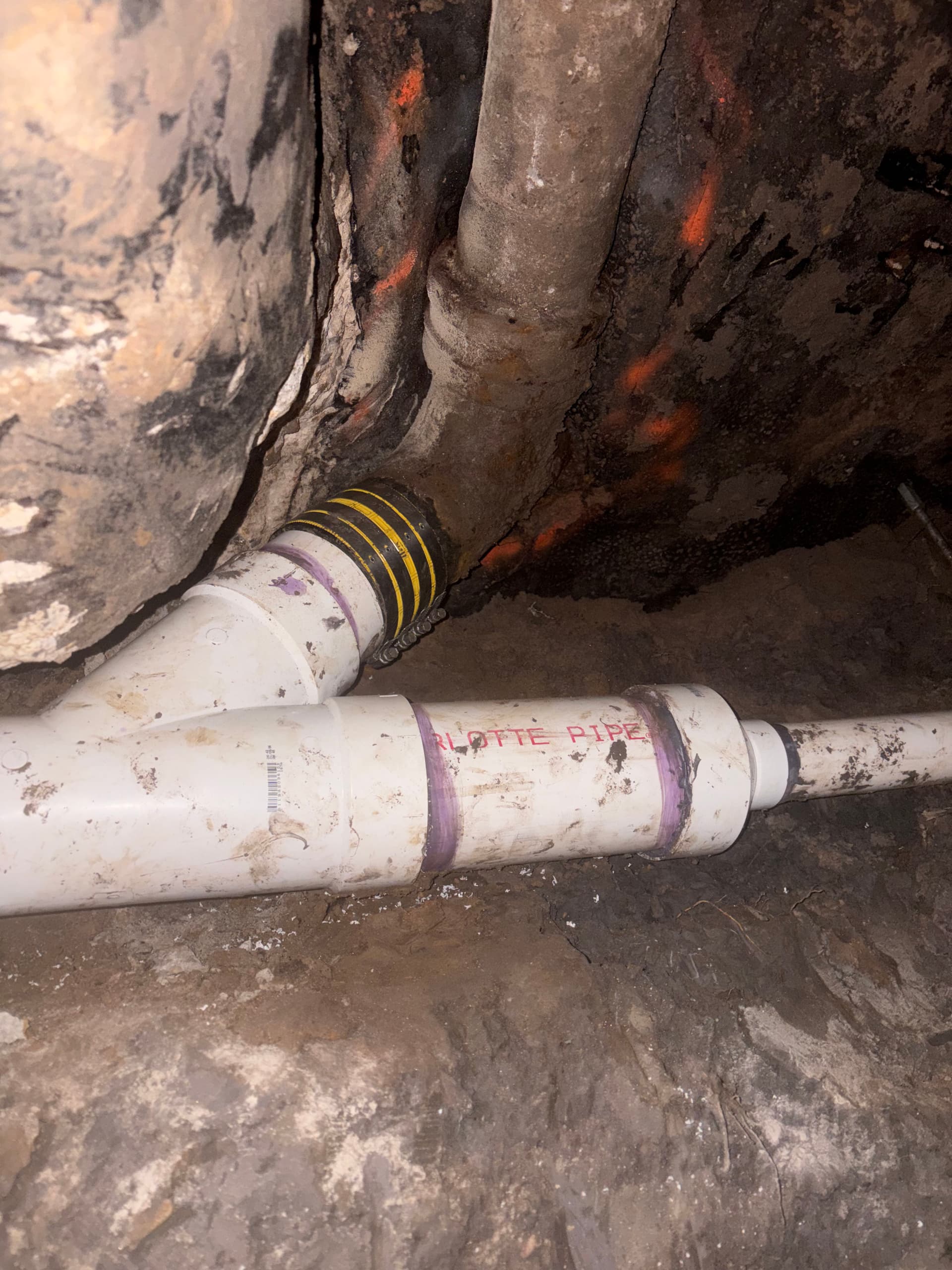 Underground Tunnel Repipe Project in Pasadena TX