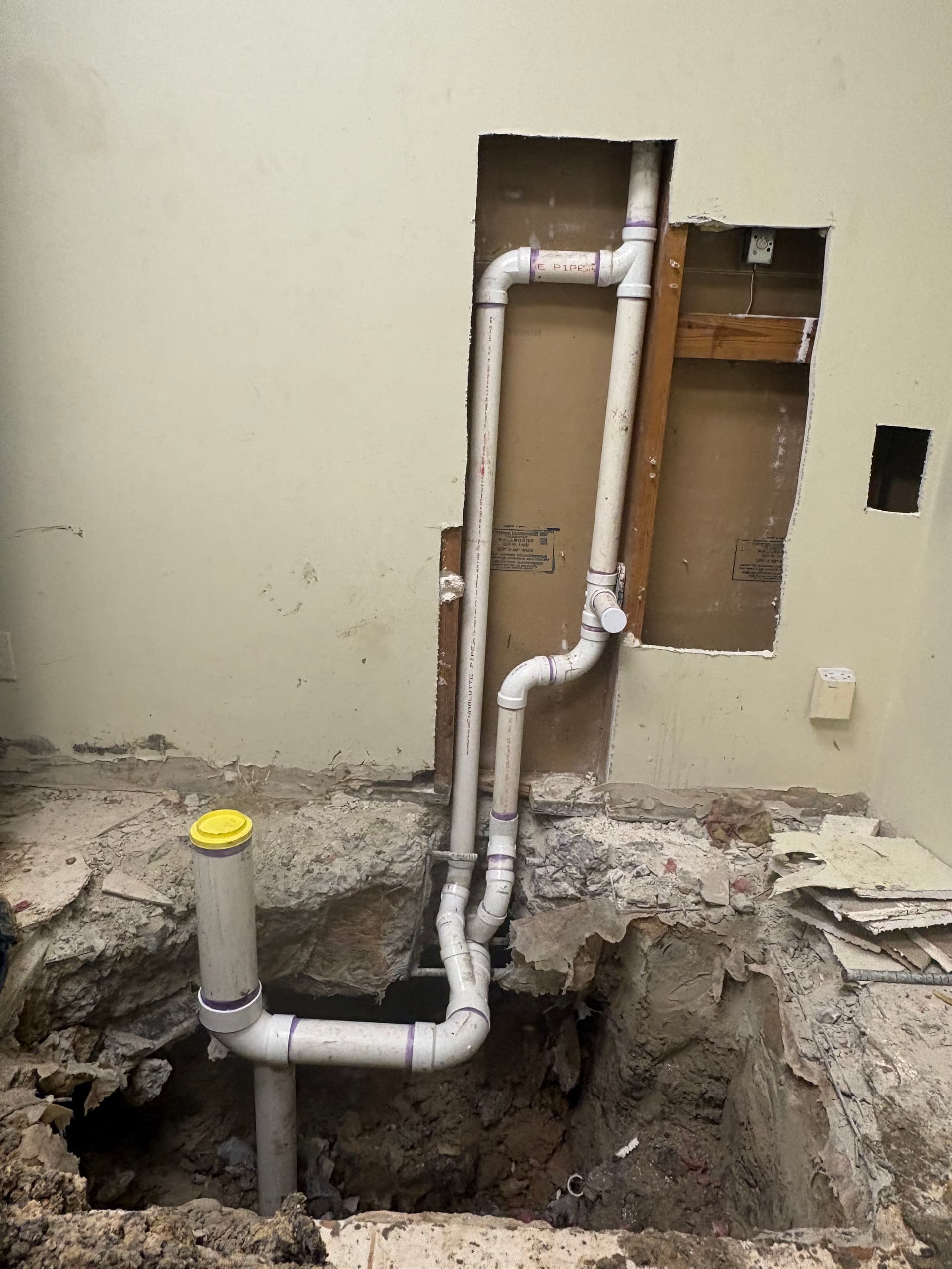 Commercial Restroom Addition Underway at Coyote Mart in League City image