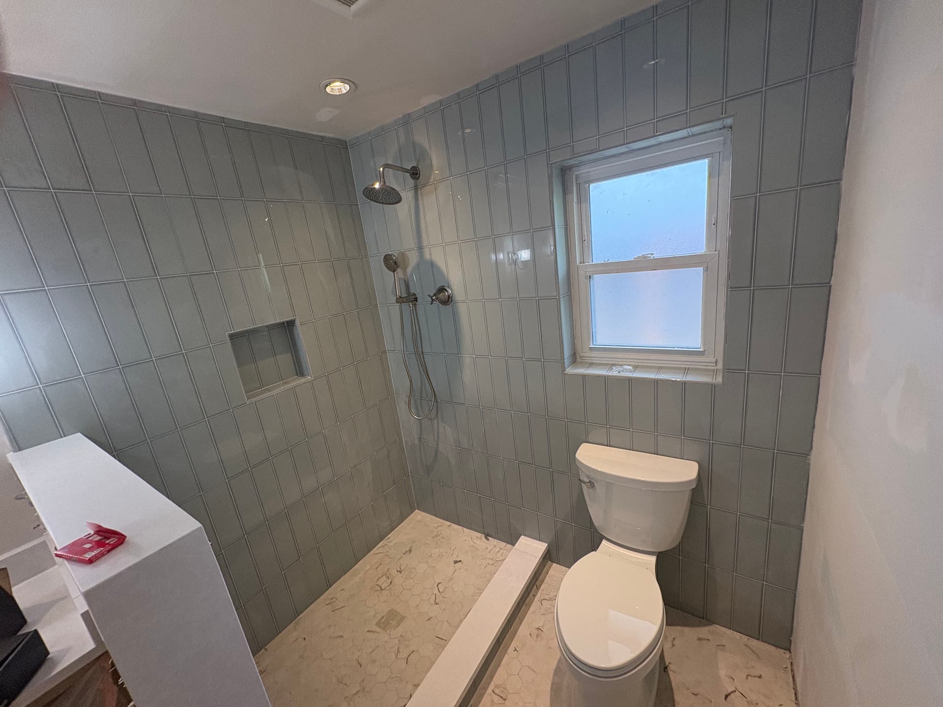 Gallery photos for Bad Shower Pan Fixed Right During Full Bathroom Remodel: Image #2