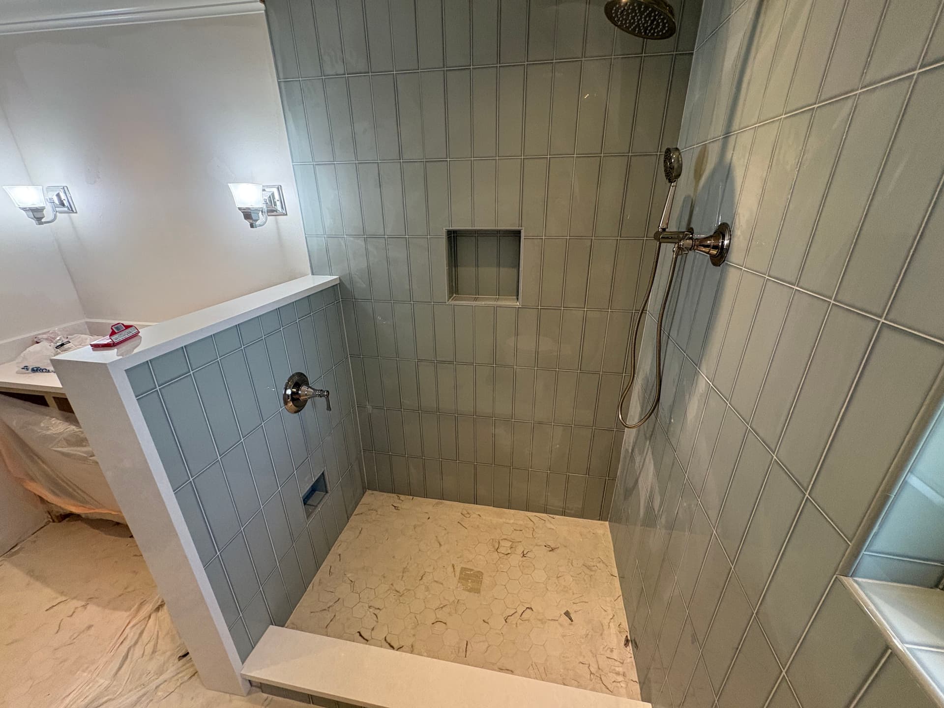 Gallery photos for Bad Shower Pan Fixed Right During Full Bathroom Remodel: Image #3
