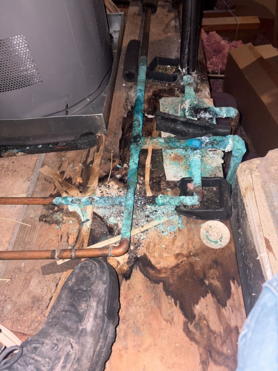 Oxidation detected - Swift pipe repair solution